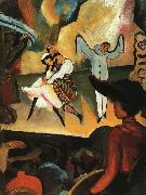 August Macke Russian Ballet I painting
